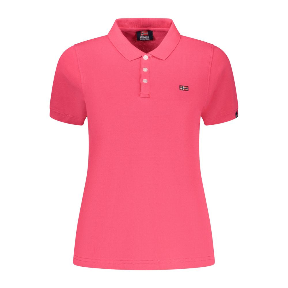 Norway 1963 Pink Cotton Polo Shirt